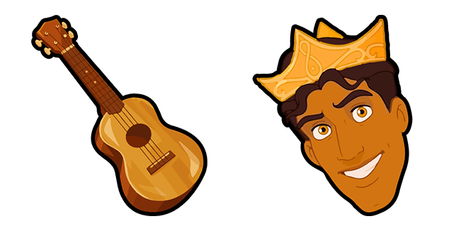 The Princess and the Frog Naveen & Ukulele Cursor