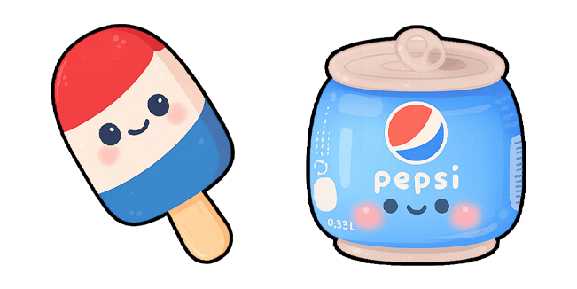 Cute Popsicle & Pepsi Can Cursor