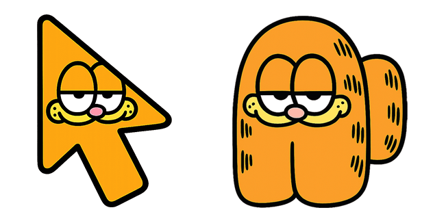 Among Us Garfield Arrow Cursor