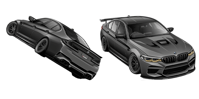 Dark BMW M5 Cursor