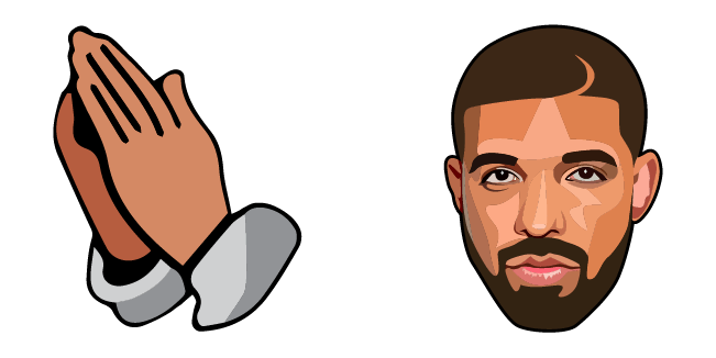 Drake & 6 God Prayer Hands Cursor