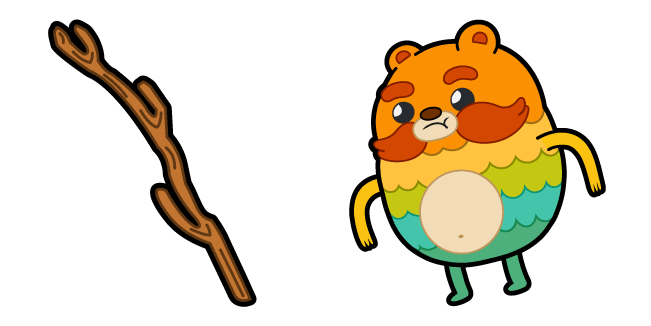 Bravest Warriors Impossibear & Stick Cursor