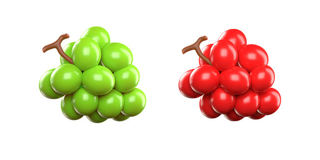 Green Grapes & Red Grapes 3D Cursor