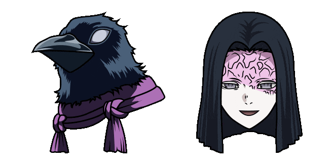 Demon Slayer Kagaya Ubuyashiki & Crow Animated Cursor