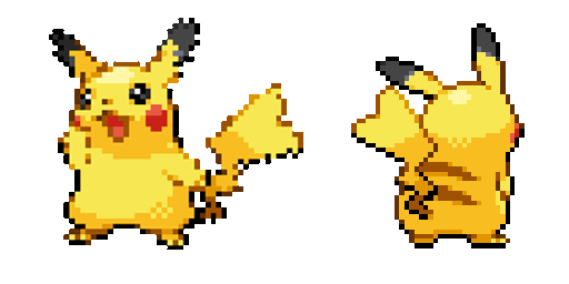 Pokemon Pikachu Pixel Animated Cursor