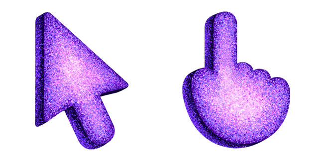 Purple Glitter Cursor