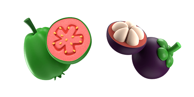Guava & Mangosteen 3D Cursor