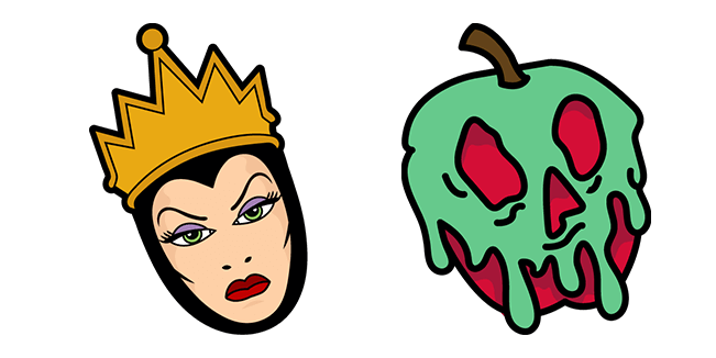 Evil Queen Grimhilde & Poison Apple Cursor
