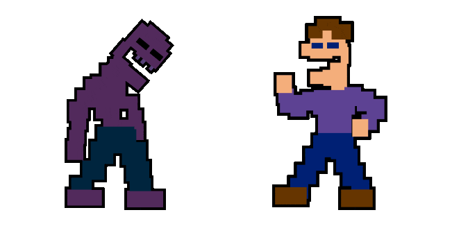 FNaF Michael Afton & Undead Animated Cursor