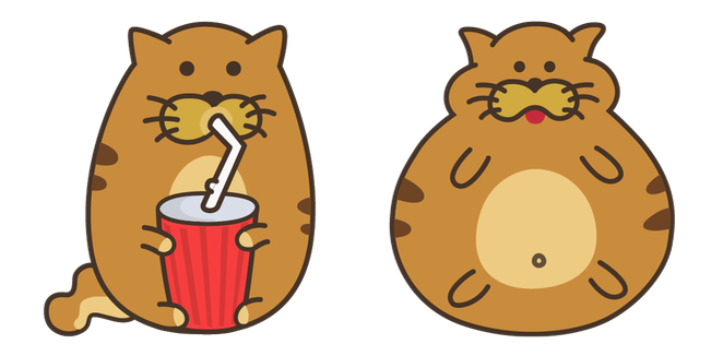 Doodle Cats Soda Cursor