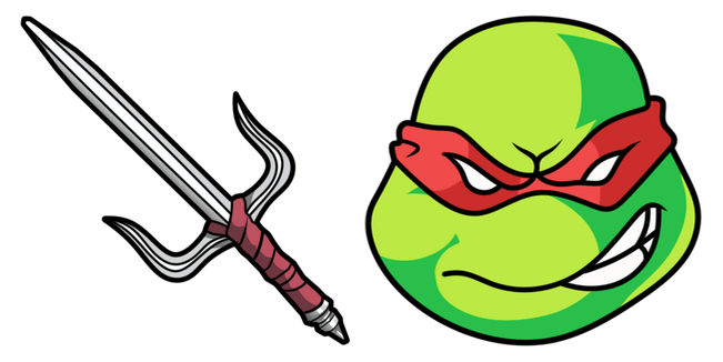 TMNT Raphael & Ninja Sai Cursor