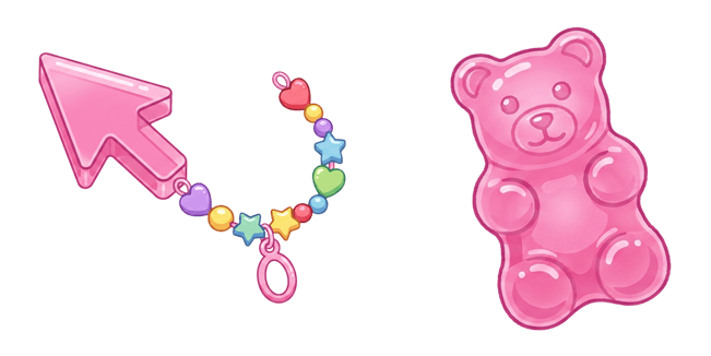 Beaded Bracelet & Bear Cursor