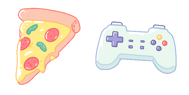 Pastel Pizza & Gamepad Animated Cursor