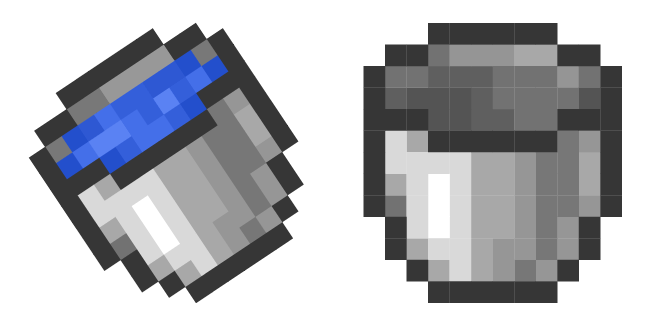 Minecraft Water Bucket Cursor