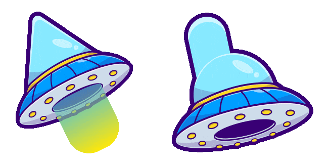 UFO Abduction Animated Cursor