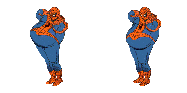 Fat Spider-Man Meme Animated Cursor