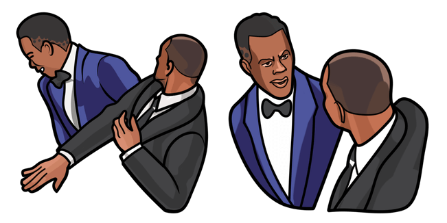 Will Smith Slapping Chris Rock Meme Cursor