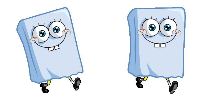 Spongebob Halloween Ghost Animated Cursor