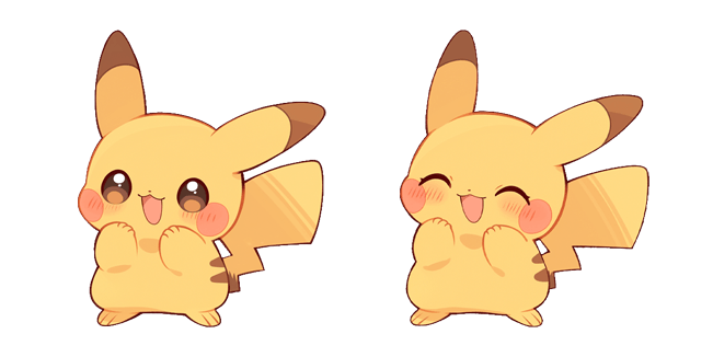 Pokemon Pikachu Cute Face Cursor