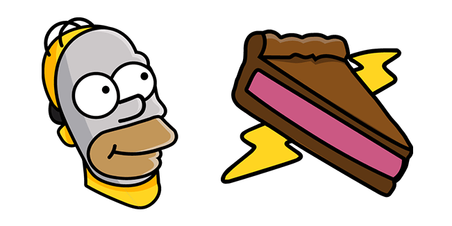 The Simpsons Pie Man Cursor