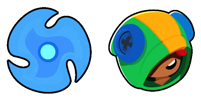 Brawl Stars Leon & Spinner Blade Animated Cursor