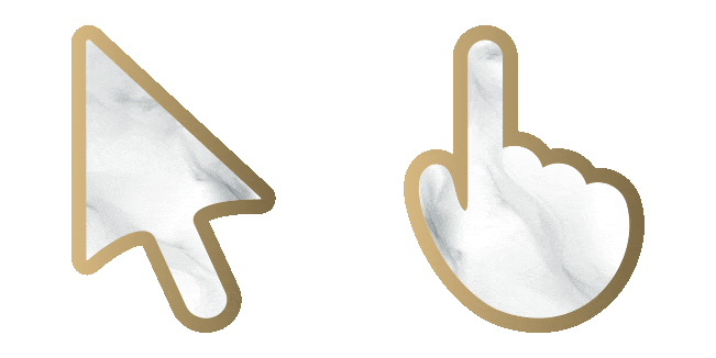 White Marble Texture Animated Cursor