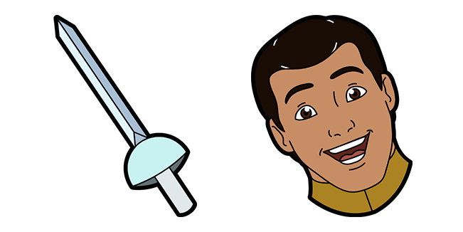 Cinderella Prince Charming & Sword Cursor