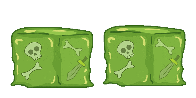 Dungeons & Dragons Gelatinous Cube Animated Cursor