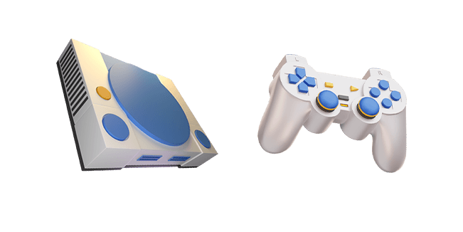 PlayStation 1 & PlayStation 1 Joystick 3D Cursor