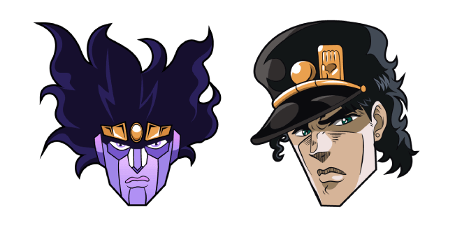 JoJo's Bizarre Adventure Jotaro Kujo & Star Platinum Cursor