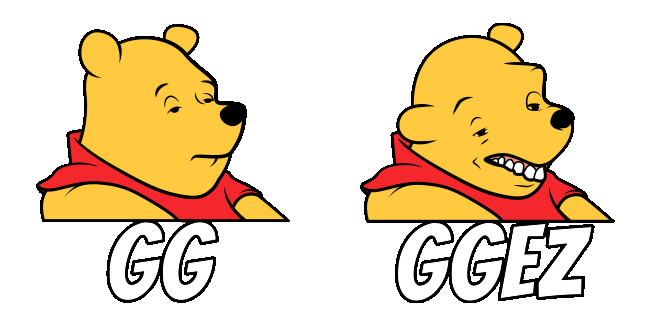 GGEZ Pooh Meme Animated Cursor