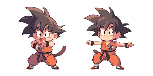 Dragon Ball Chibi Son Goku Cursor
