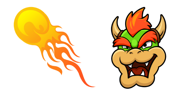 Super Mario Bowser & Fireball Cursor