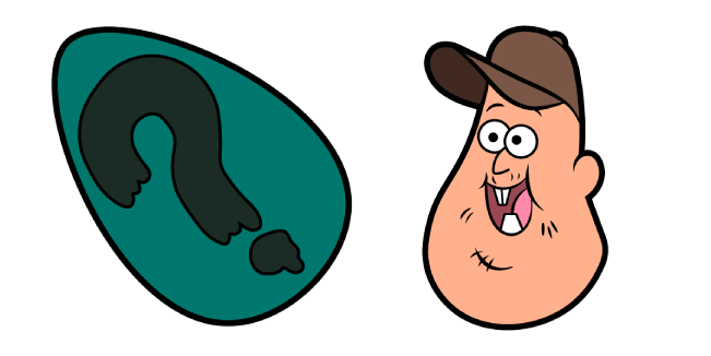 Gravity Falls Soos Ramirez & Question Mark Cursor