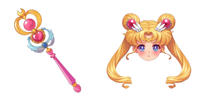Sailor Moon Moon Stick Anime Cursor