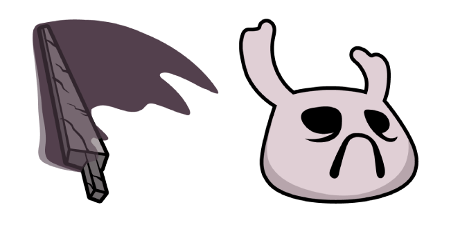 Hollow Knight Grey Prince Zote & Nail Cursor