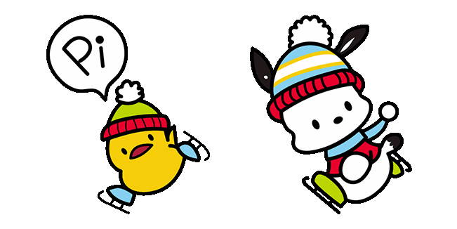 Sanrio Christmas Pochacco & Pi-chan Cursor