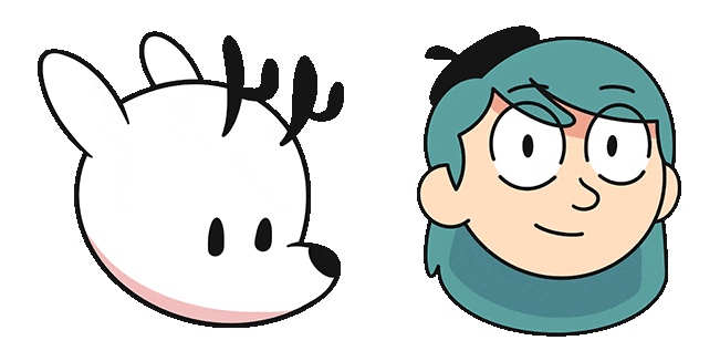 Hilda and Twig Animated Cursor