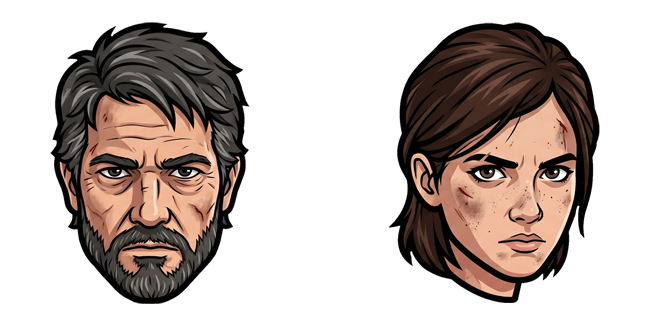 The Last of Us Joel & Ellie Cursor