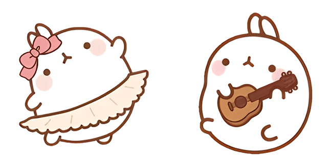 Molang Dances & Plays Guitar Cursor