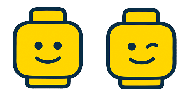 Lego Minifigure Head Cursor