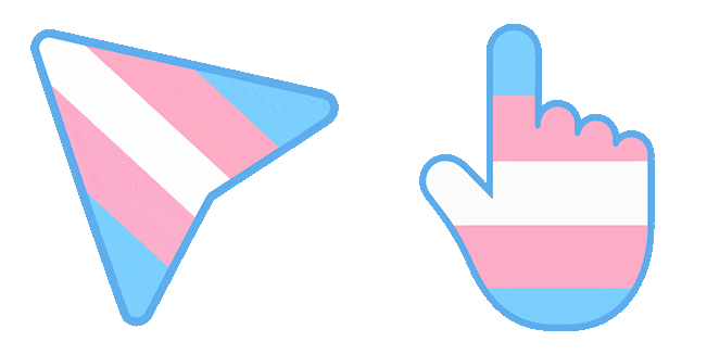 Pride Transgender Flag Cursor