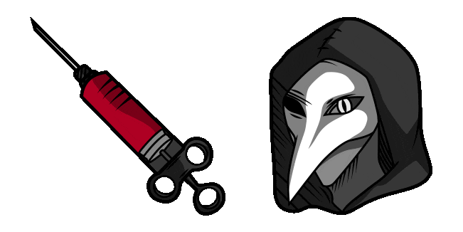 SCP-049 Plague Doctor & Syringe Animated Cursor