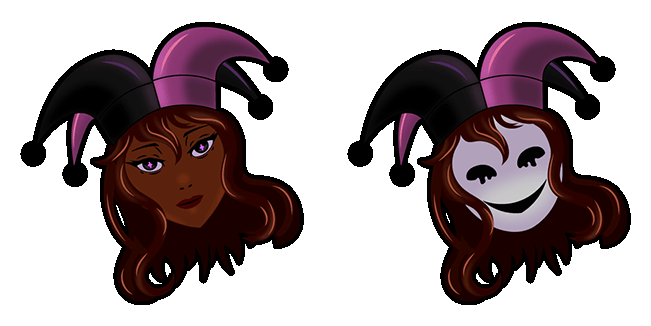 The Freak Circus Carol in Smiling Mask Animated Cursor