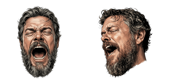 Matt Damon Yelling Meme Cursor