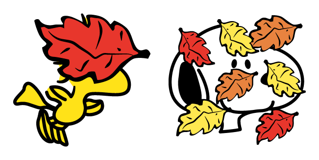 Autumn Snoopy & Woodstock Cursor