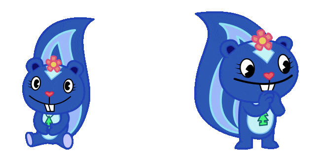Happy Tree Friends Petunia Animated Cursor