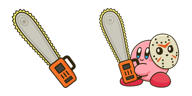 Kirby Chainsaw & Jason Mask Cursor