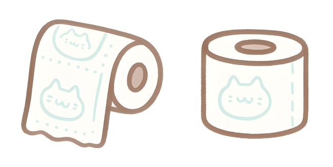 Kawaii Toilet Paper Cursor