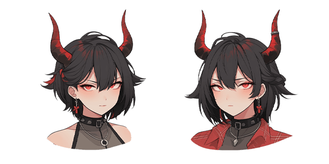 Horned Anime Girl Cursor